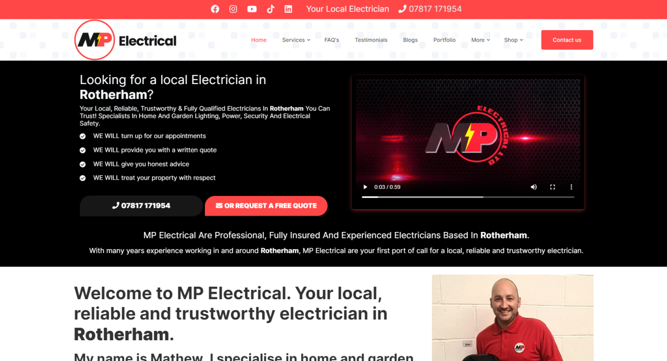 Electrician in Rotherham